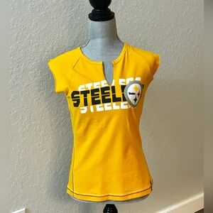 Reebok Yellow Steelers Short Sleeve Tee